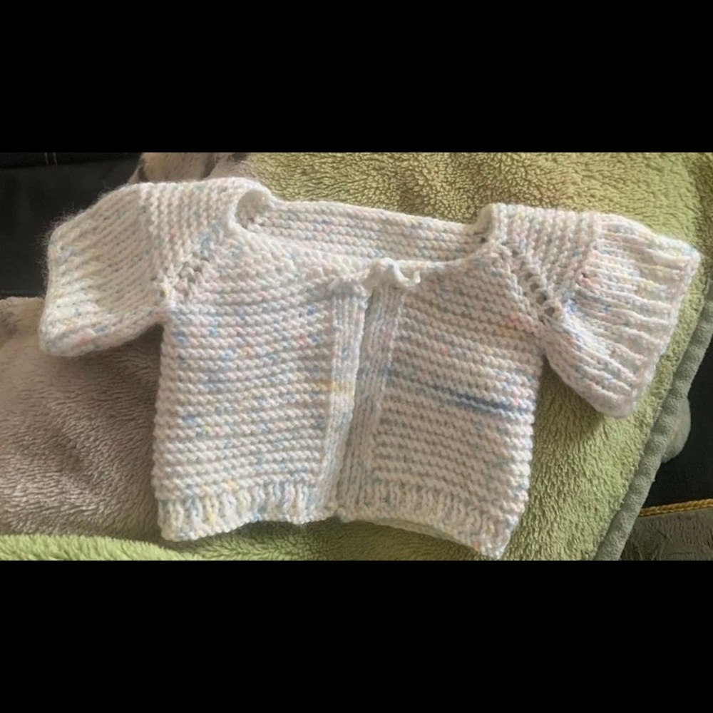Handmade baby sweater